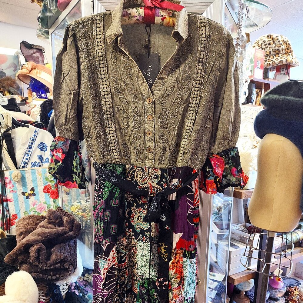 YOUNG THREADS VINTAGE INSPIRED CUTE DRESS